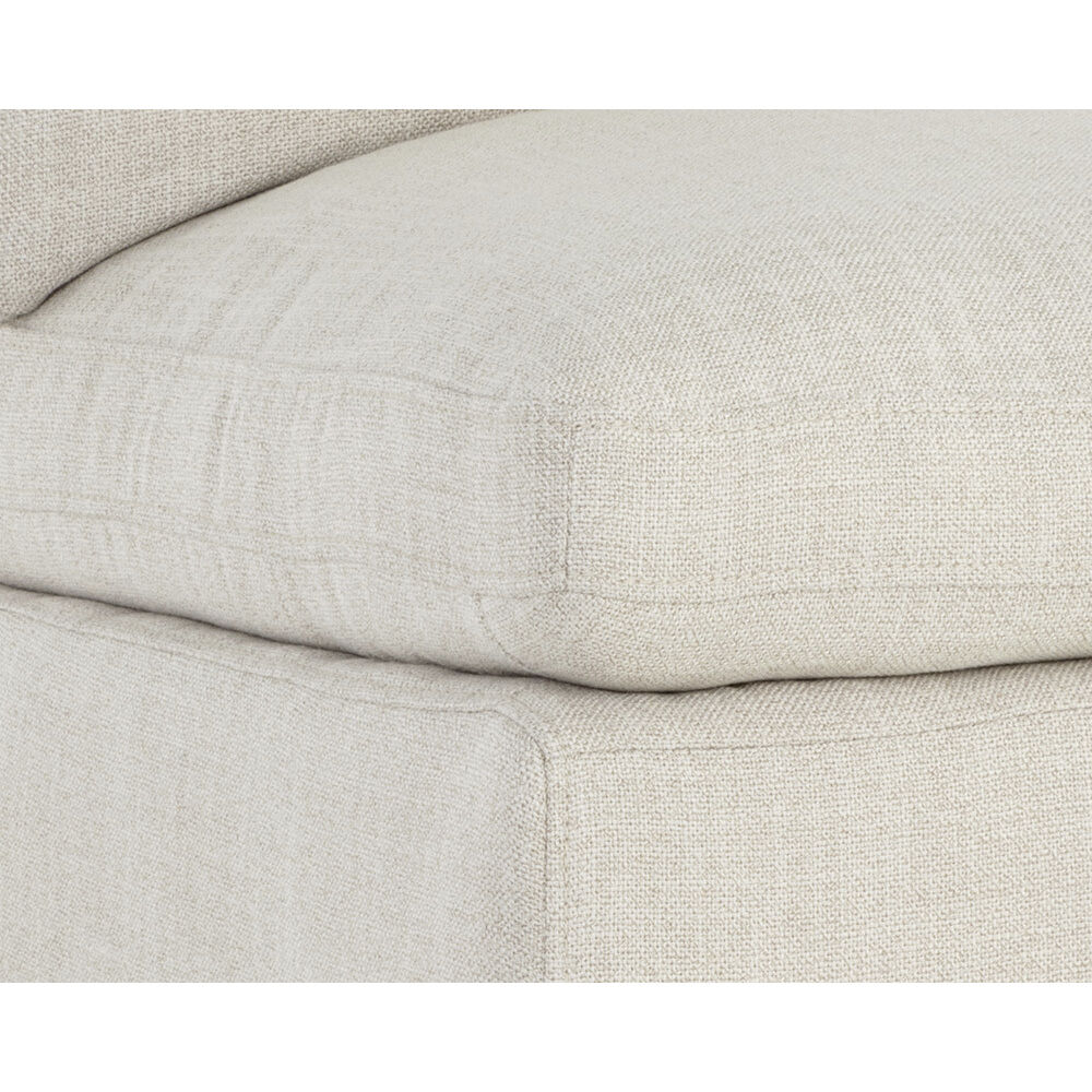 Glenrose Effie Linen Wheeled Dining Chair